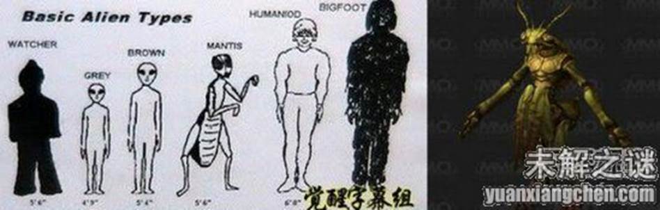 描述: 不得了! 大曝光：人類已發現50種外星人, 你見過但你不知道!
